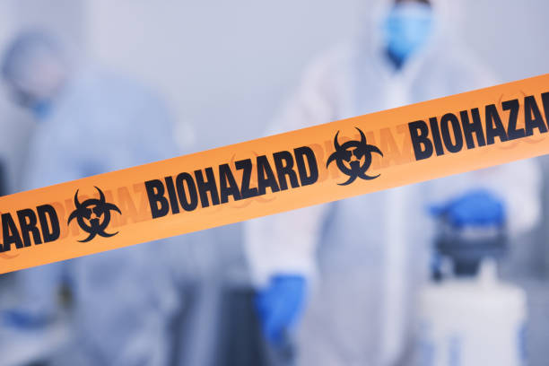 Professional Biohazard technician working in Fairview, NY